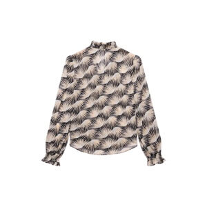 Mint Velvet Black Geo Print Blouse